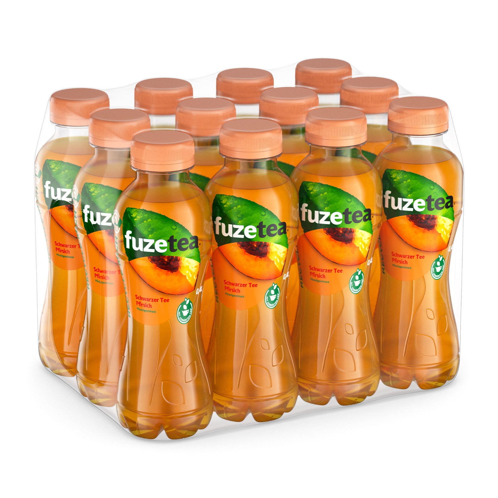 Fuze Tea Pfirsich 0,4 Liter, 12er Pack - Bild 1