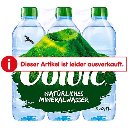 Volvic Mineralwasser Naturelle 0,5 Liter, 6er Pack - Bild 1