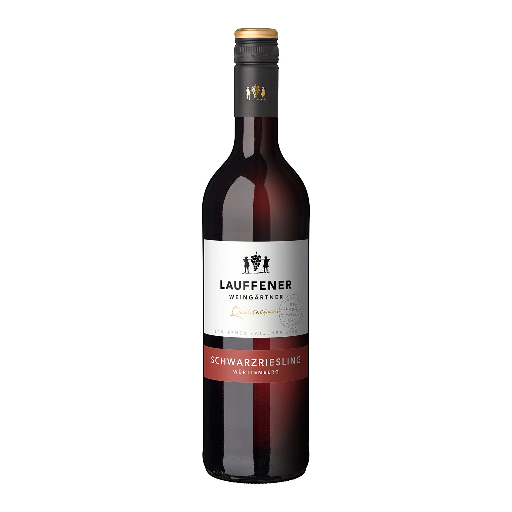 Lauffener Katzenbei&szlig;er Schwarzriesling W&uuml;rttemberg Qualit&auml;tswein 12,0 % vol 0,75 Liter - Bild 1