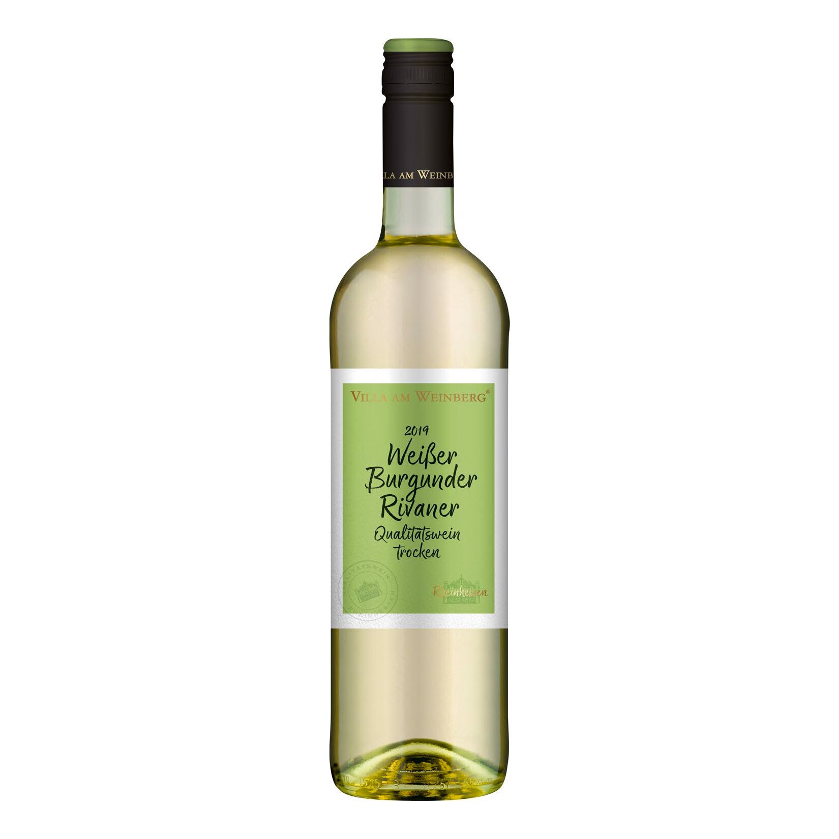 Villa am Weinberg Weißburgunder Rivaner Qualitätswein 11,5 % vol 0,75 Liter