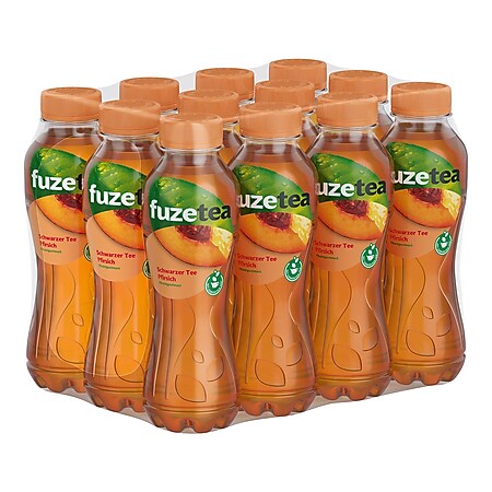 Pfirsich Fuze Tea 0,4 Liter, 12er Pack - Bild 1