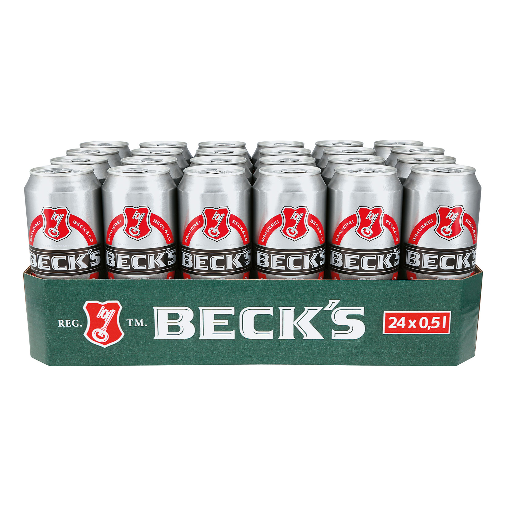 Becks Pils 4,9 % vol 0,5 Liter Dose, 24er Pack - Bild 1