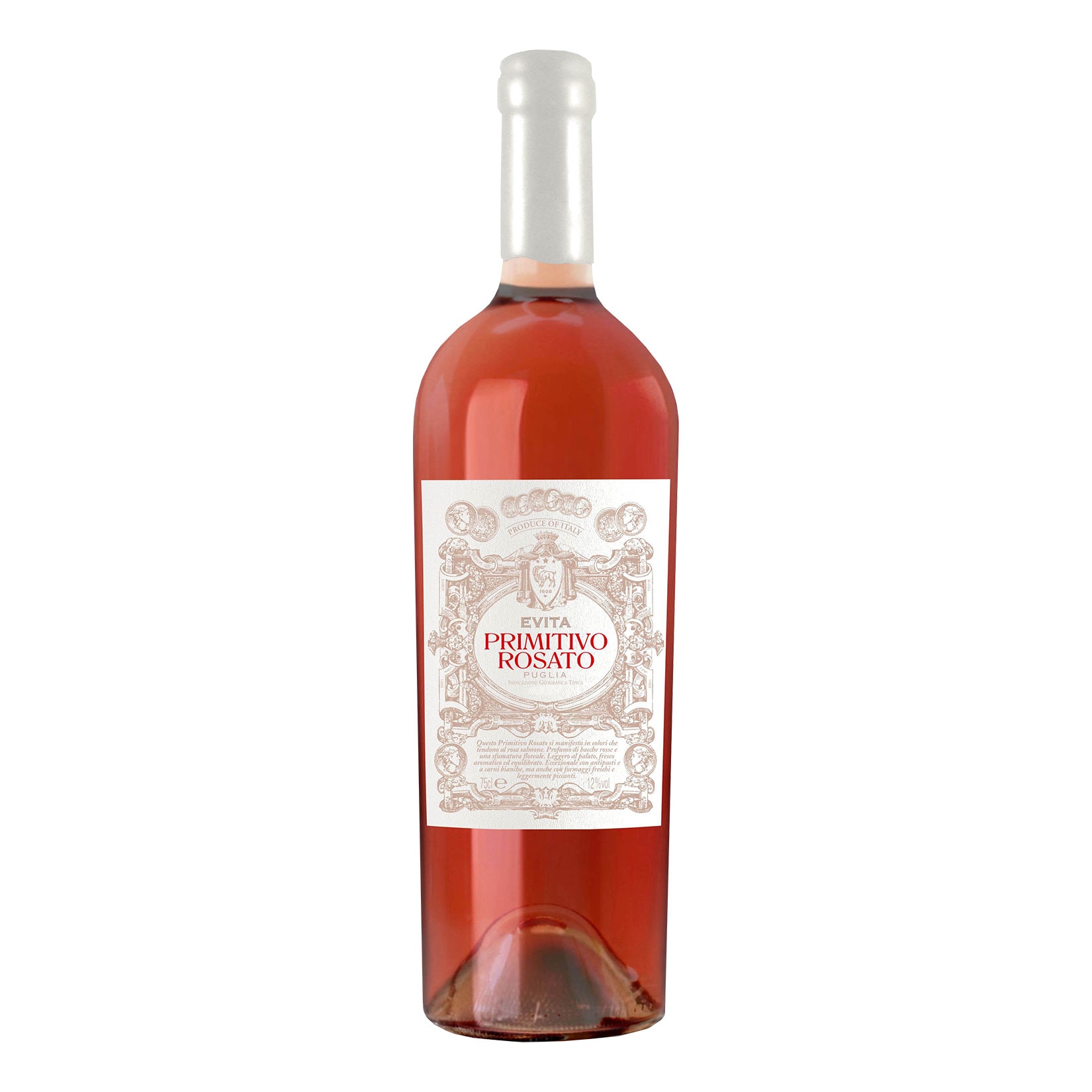 Evita Primitivo Rosato IGT Puglia 11,5 % vol 0,75 Liter - Bild 1