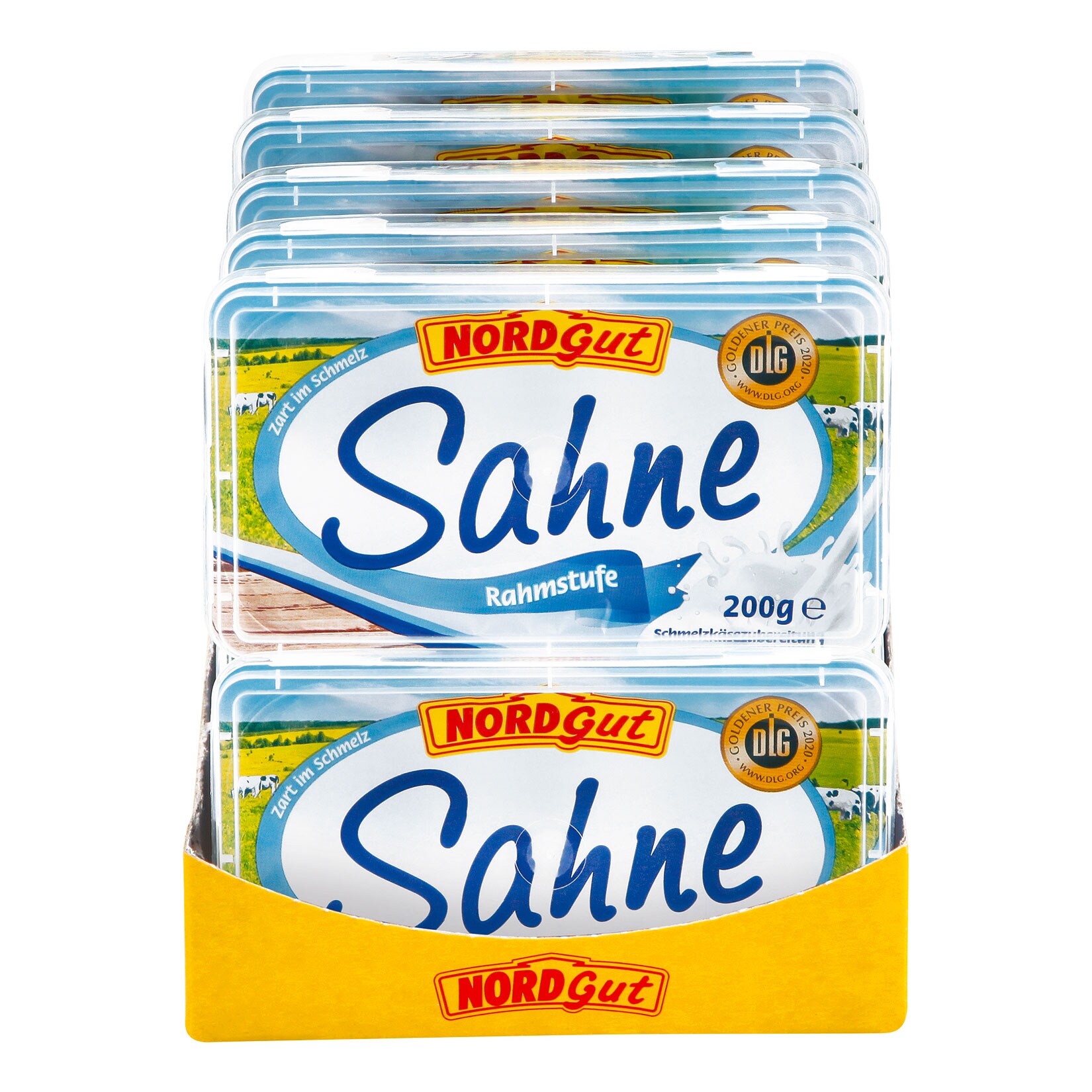 Nordgut Schmelzk&auml;sezubereitung Sahne 200 g, 10er Pack - Bild 1