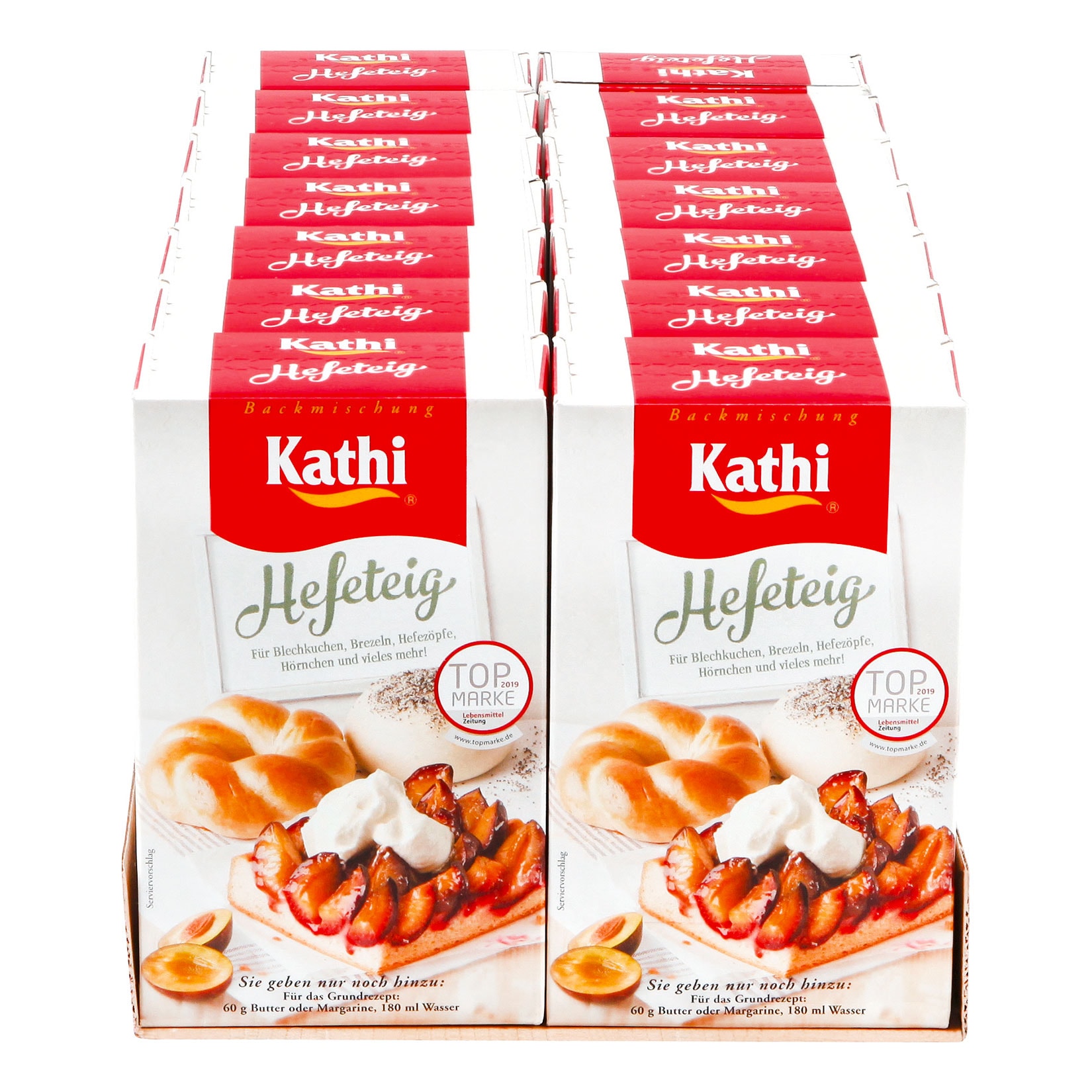 Kathi Hefeteig 400 g, 14er Pack - Bild 1