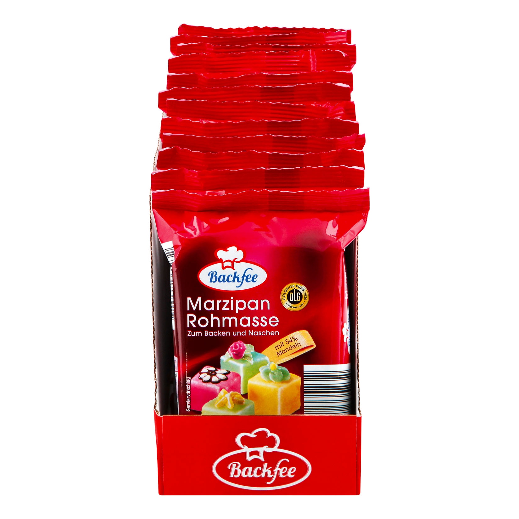 Backfee Marzipan-Rohmasse 200 g, 12er Pack - Bild 1