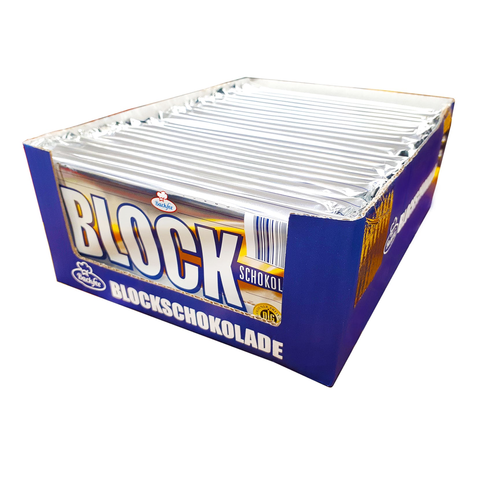Backfee Blockschokolade 200 g, 23er Pack - Bild 1