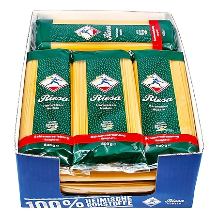 Riesa Schlemmerliebling Spaghetti 500 g, 20er Pack - Bild 1
