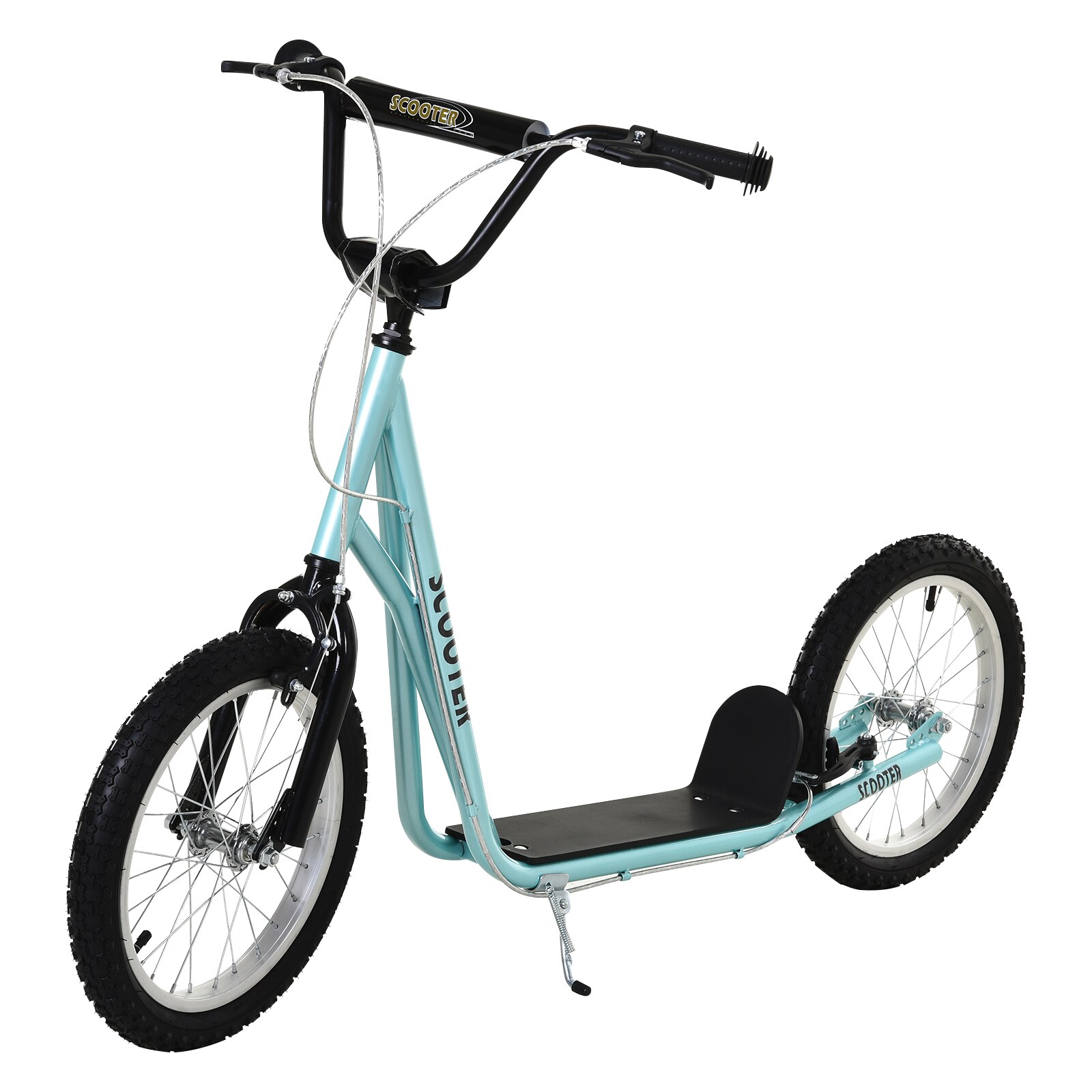 HOMCOM Kinderscooter Stahl, Aluminium, Gummi | 04251774964609