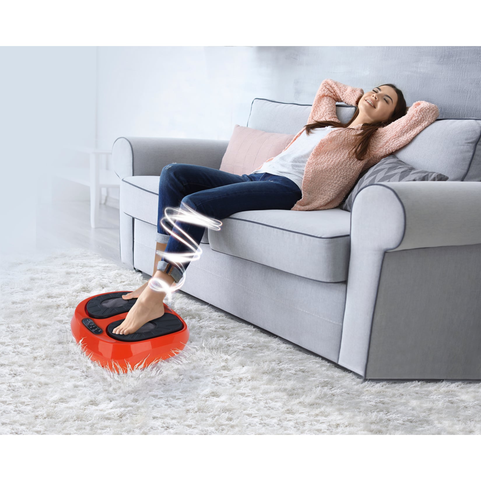 MAXXMEE Vibrationsger&auml;t Training & Massage 24V schwarz/orange - Bild 1