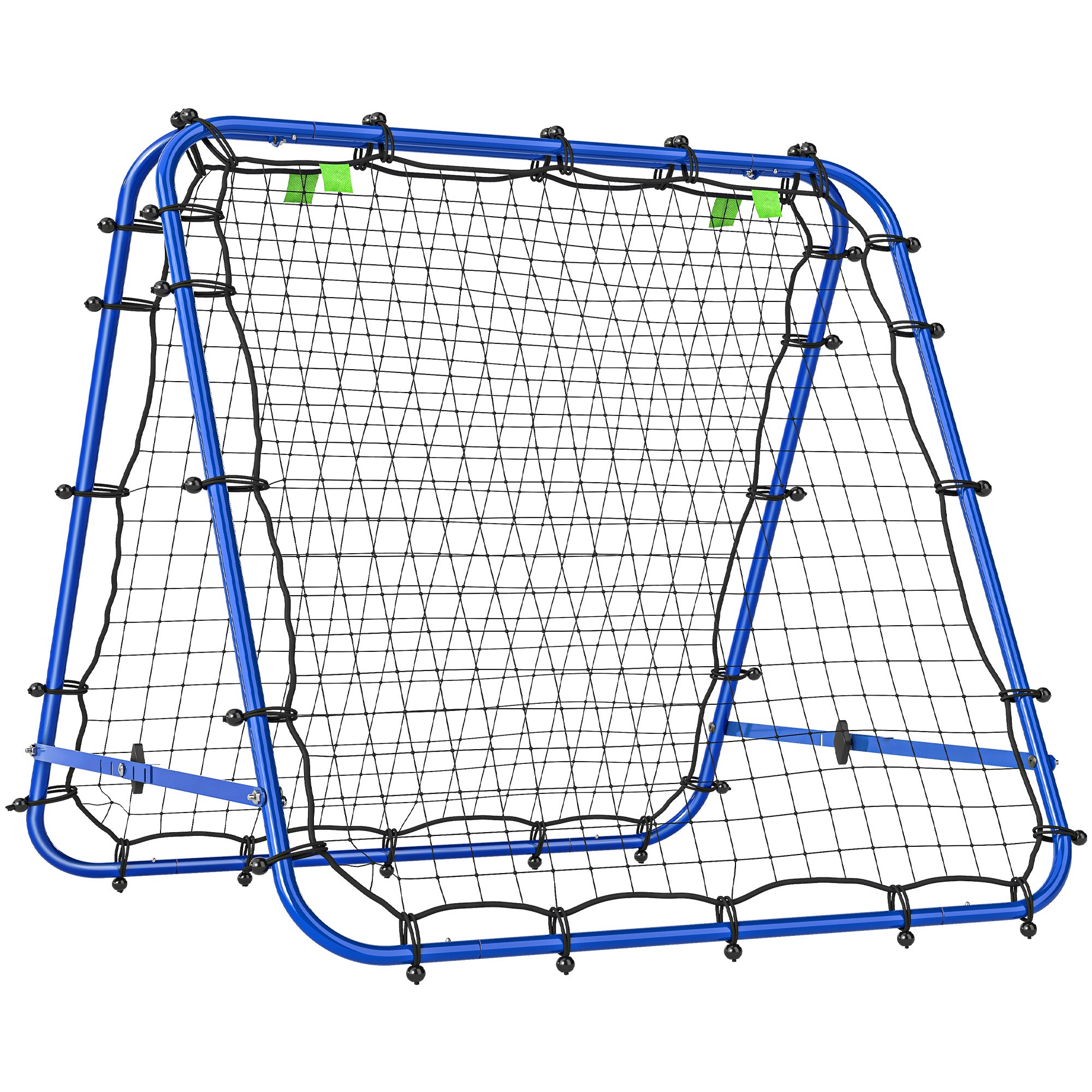 HOMCOM Fu&szlig;ball Rebounder PE, Stahl - Bild 1
