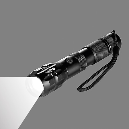 MAXXMEE Power-Taschenlampe 3,7V schwarz 1800mAh - Bild 1