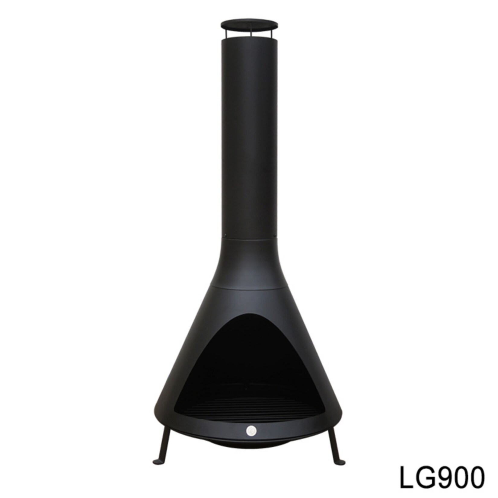 Westmann Feuerstelle inkl. Rauchablass schwarz - Bild 1