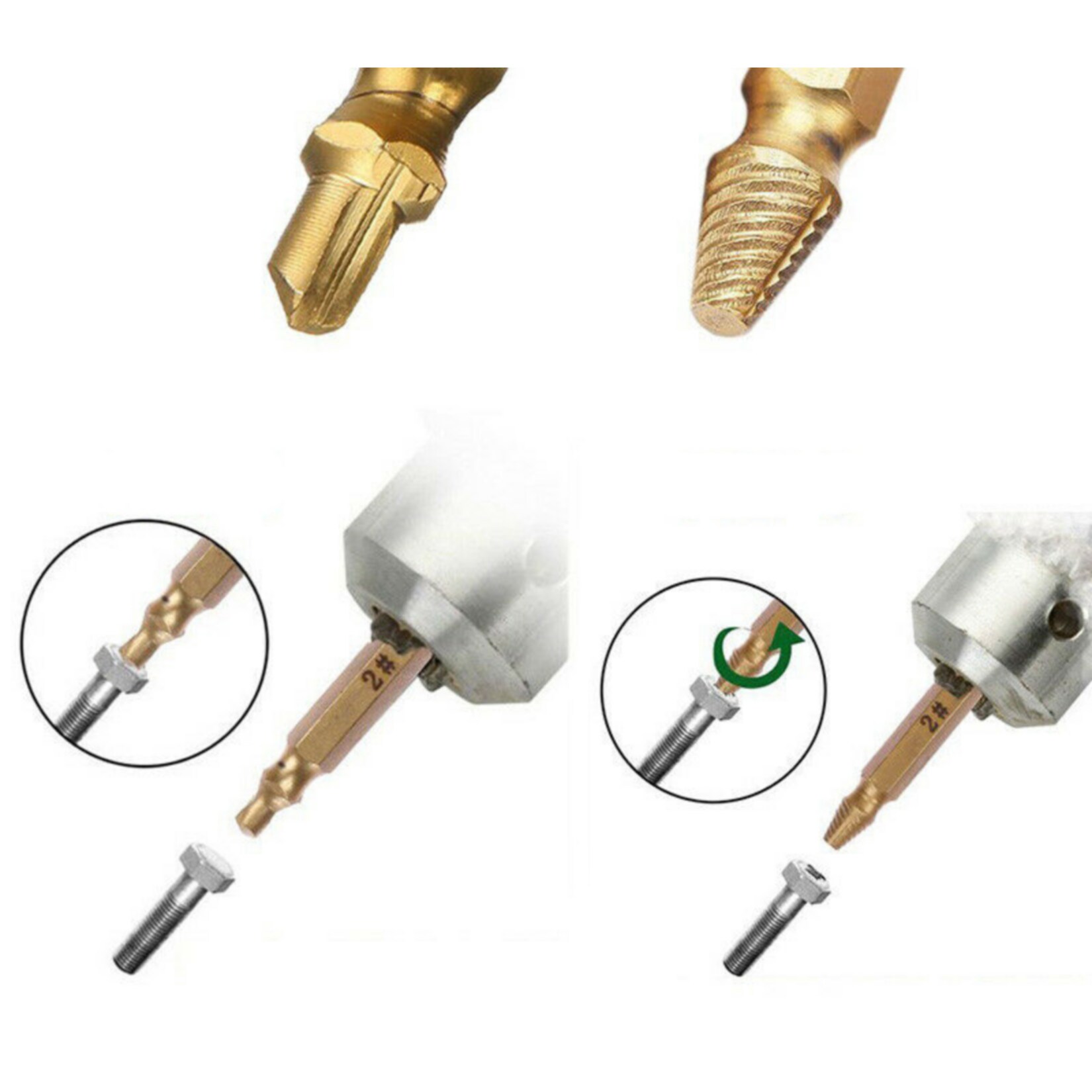 Gewindeentferner Für Rohre - Entfernt Abgenutzte Schrauben & Gebrochene Ventile