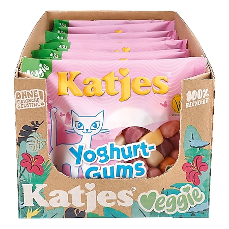 Katjes Yoghurt-Gums 200 g, 20er Pack - Bild 1