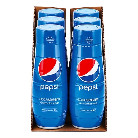 Sodastream Sirup Pepsi 0,44 Liter, 6er Pack - Bild 1
