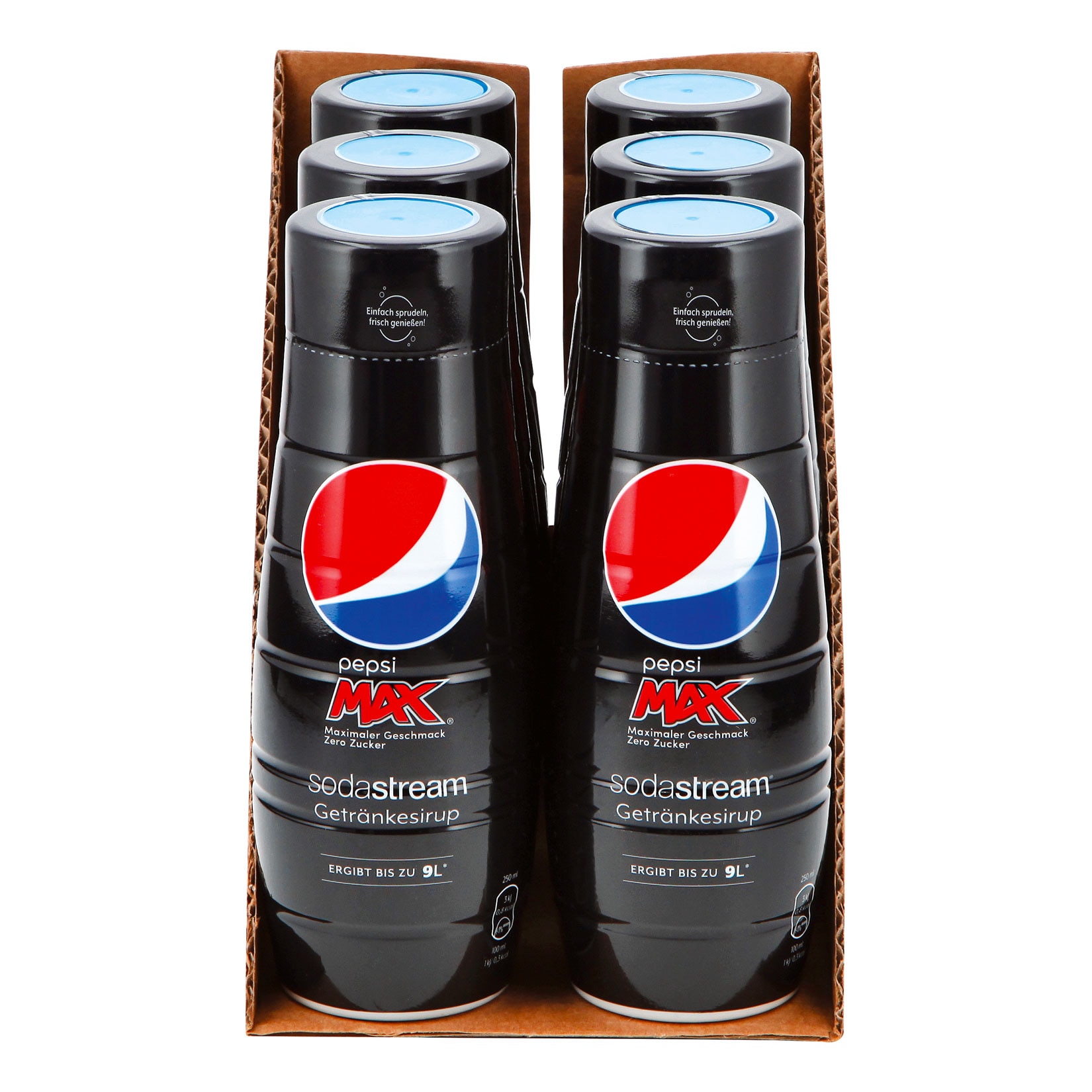 Sodastream Sirup Pepsi Max 0,44 Liter, 6er Pack - Bild 1