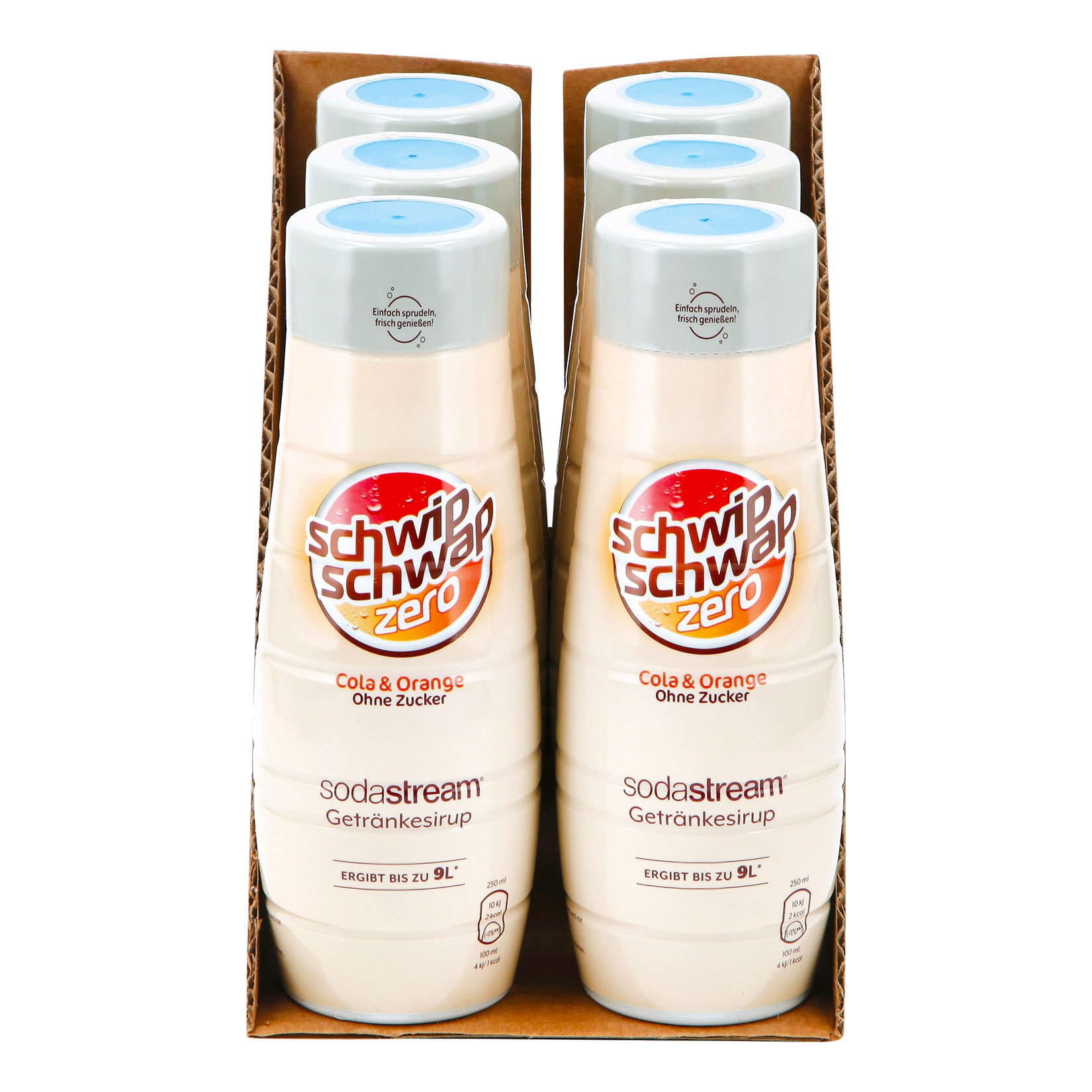 Sodastream Sirup Schwip Schwap Zero 0,44 Liter, 6er Pack - Bild 1