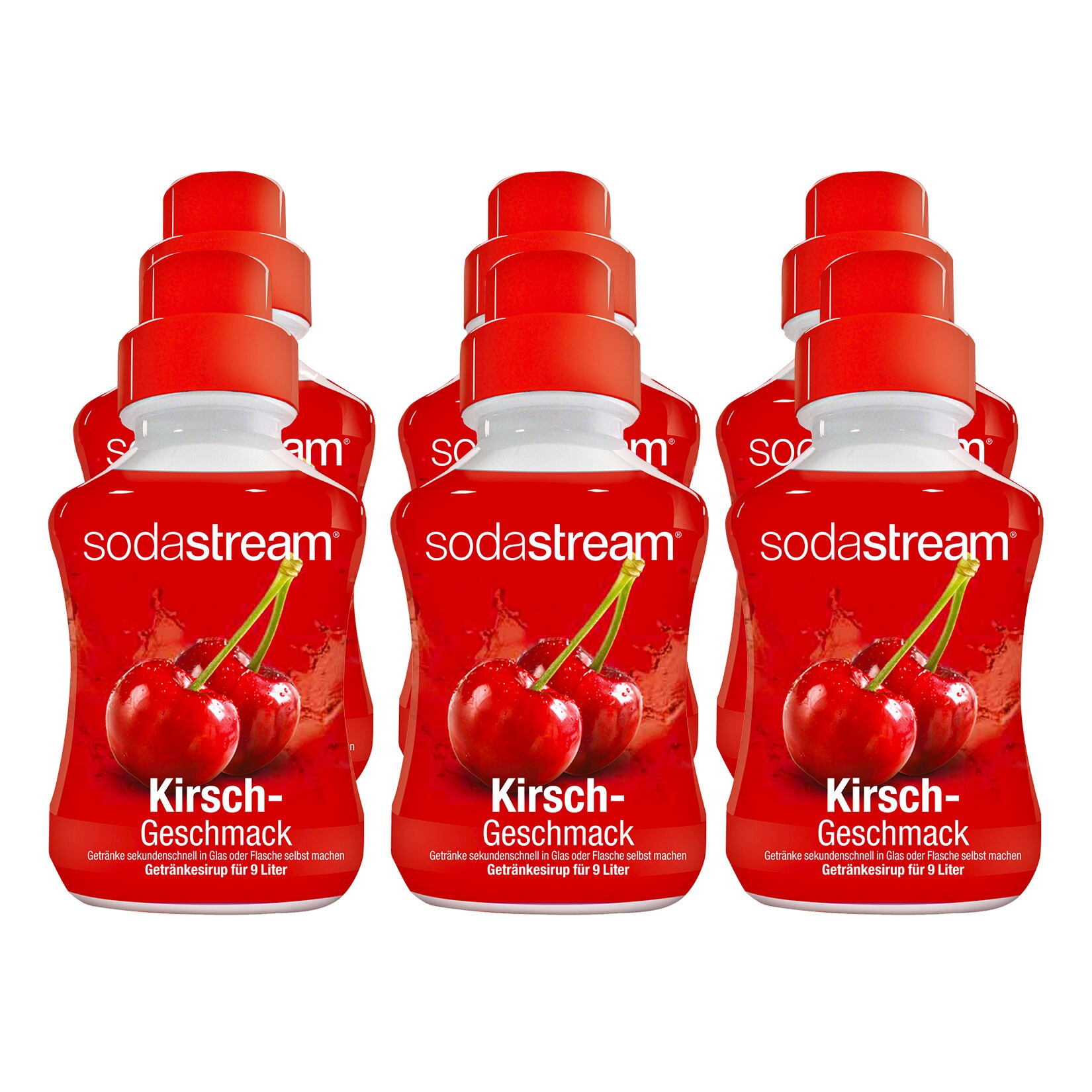 Sodastream Sirup Kirsch 0,375 Liter, 6er Pack - Bild 1