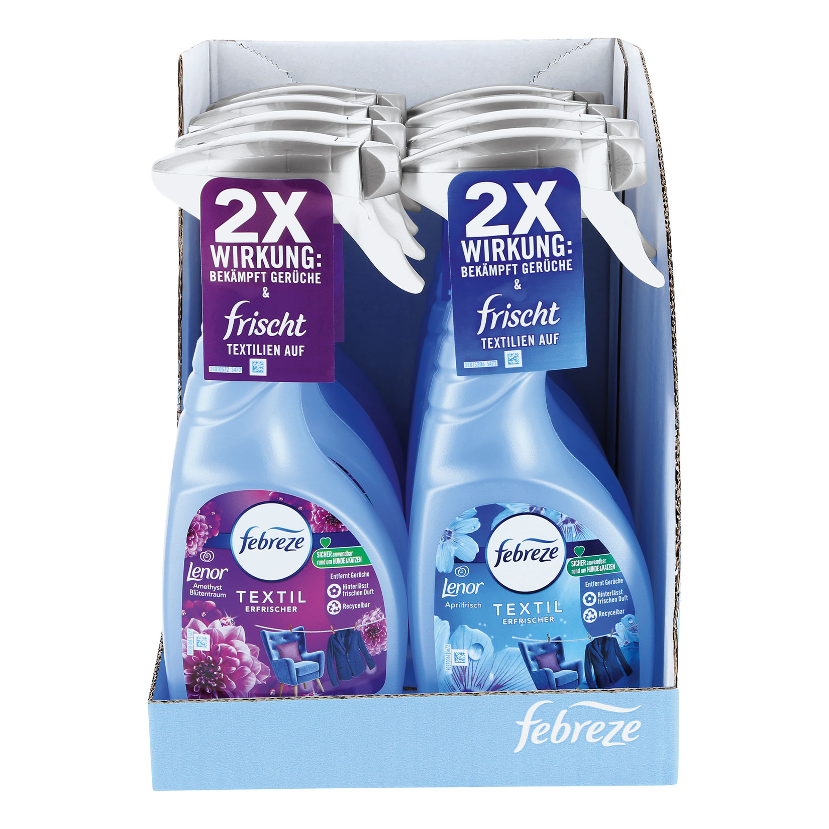 Febreze Textilerfrischer 0,5 Liter, verschiedene Sorten, 8er Pack - Bild 1