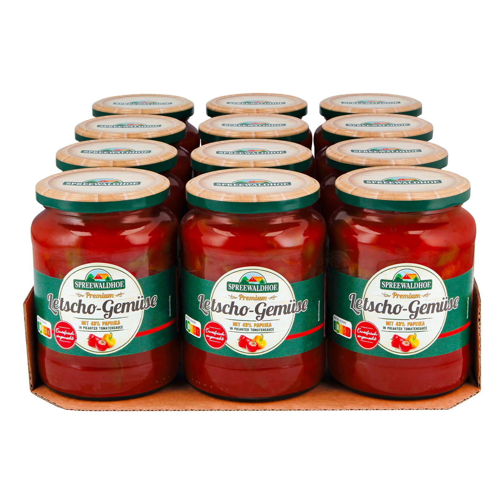 Spreewaldhof Premium Letscho 680 g, 12er Pack - Bild 1