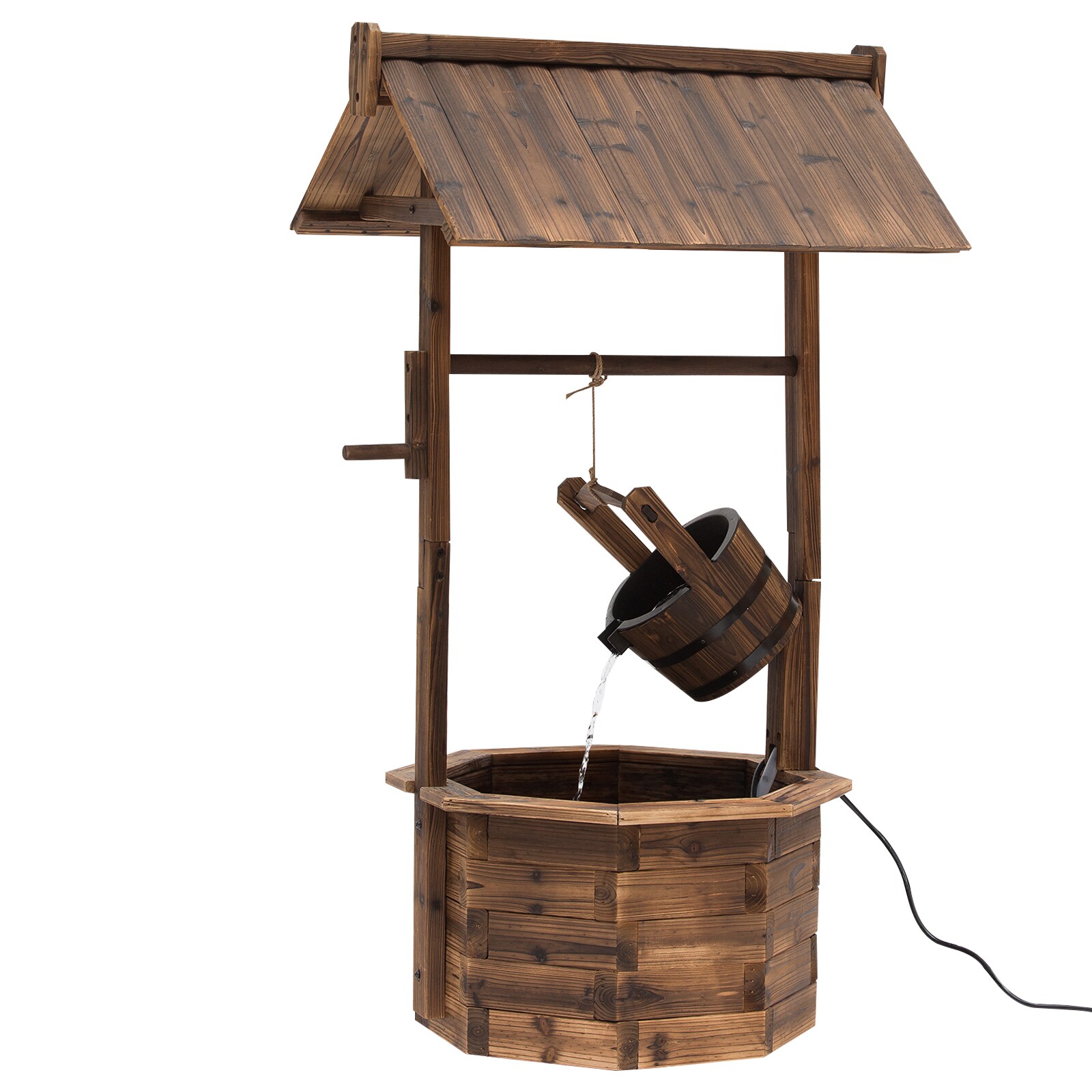 Outsunny Brunnen Tannenholz - Bild 1