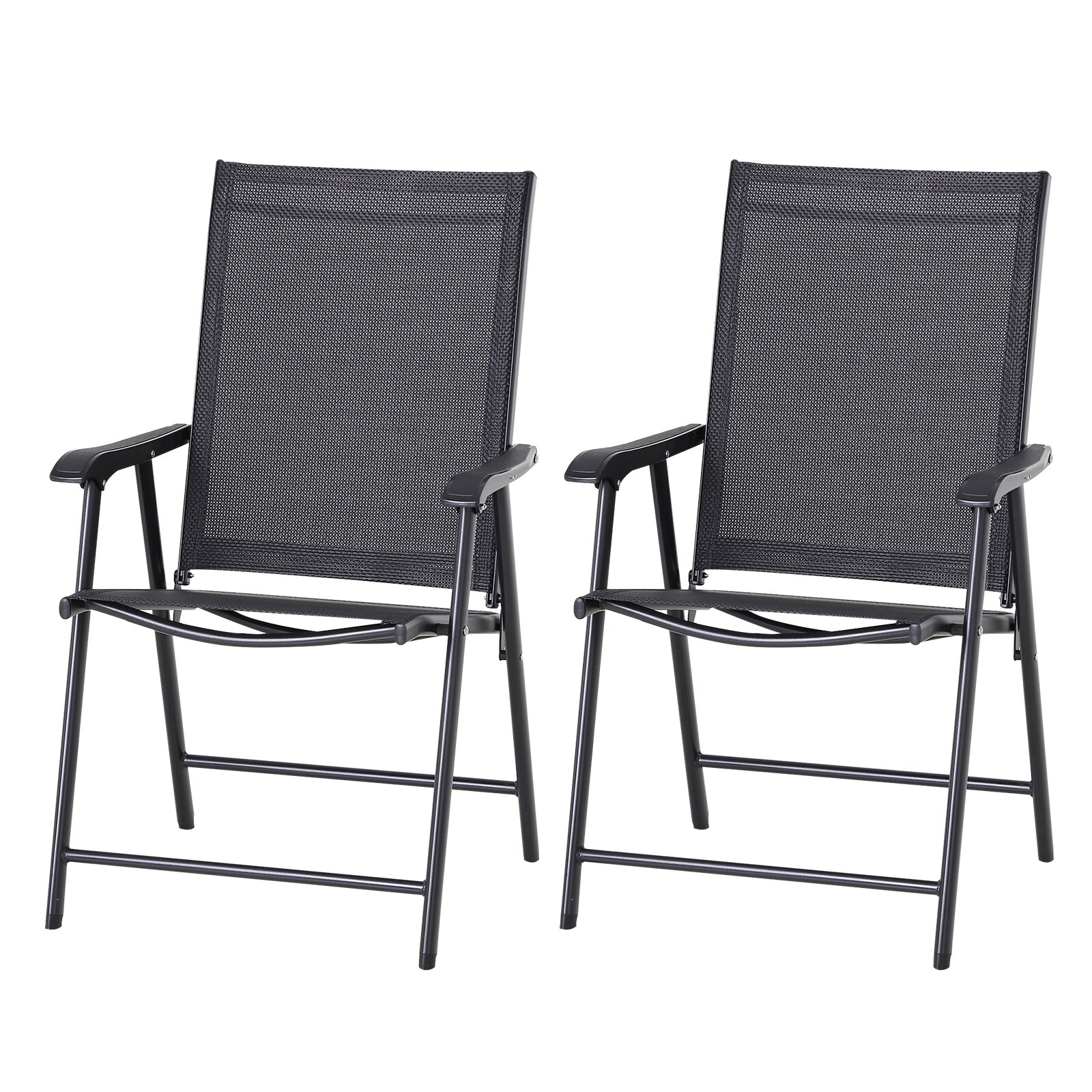 Campingstuhl Metall, Texteline
