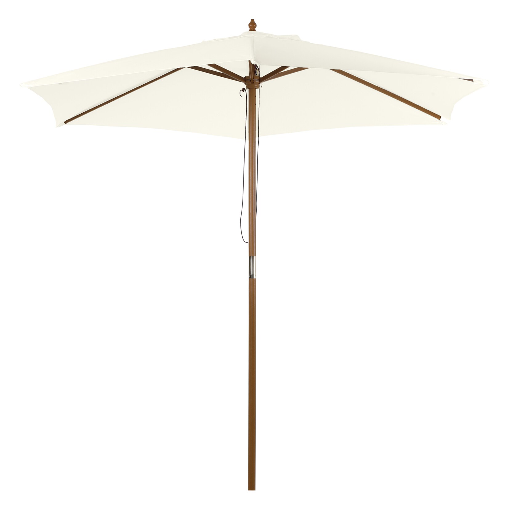 Sonnenschirm Bambus, Tannenholz, Polyester