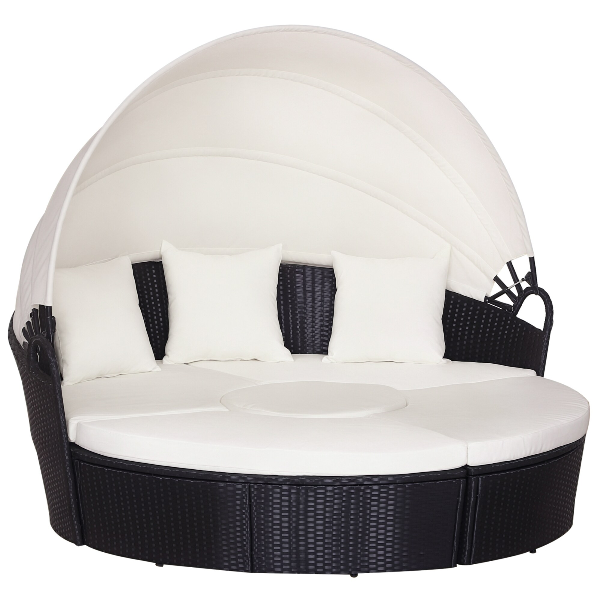 Outsunny Gartenm&ouml;bel-Set PE-Rattan, Polyester - Bild 1