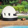 Miniaturansicht Miniaturansicht Outsunny Gartenmöbel-Set PE-Rattan, Metall, Polyester(100% Polyester), Schaumstoff - Bild 2
