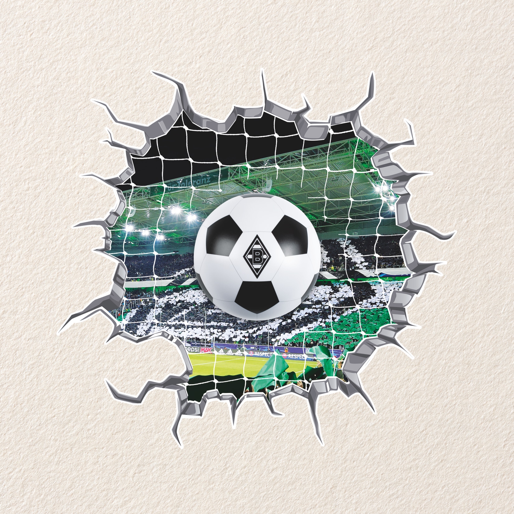 BMG Wandtattoo LED-Ball 4,5V mehrfarbig Touchsensor - Bild 1