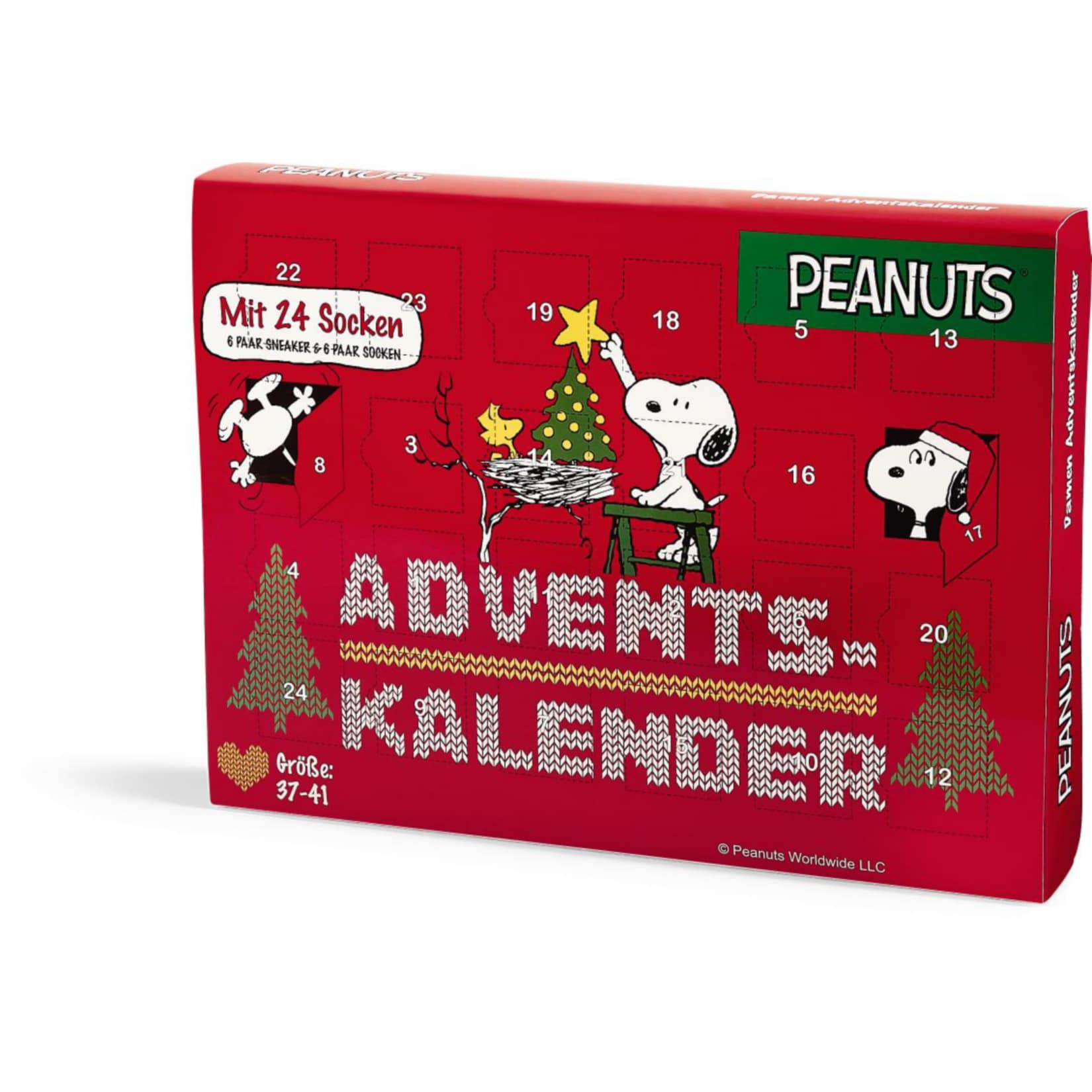 peanuts damen adventskalender versch ausfuhrungen online kaufen bei netto