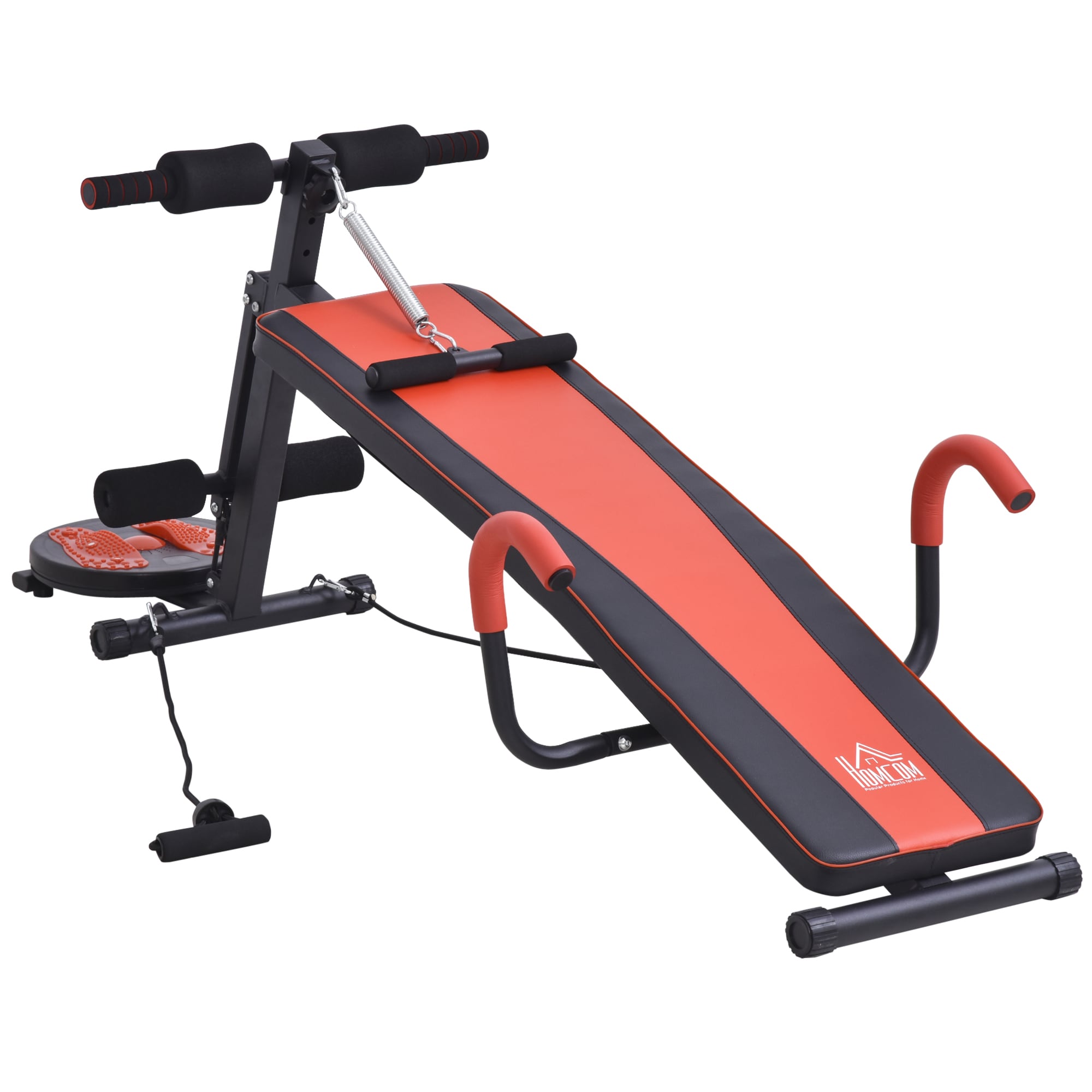 HOMCOM Bauchtrainer Stahl, PVC, EVA - Bild 1