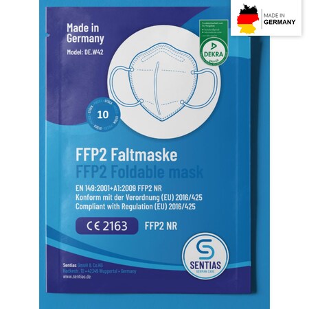 Atemschutzmaske Ffp2 10er Set Made In Germany Online Kaufen Bei Netto