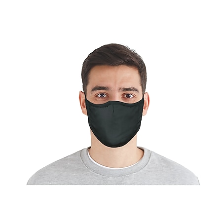 Mund-Nasen-Masken 3er-Set blau/grau/schwarz - Bild 1