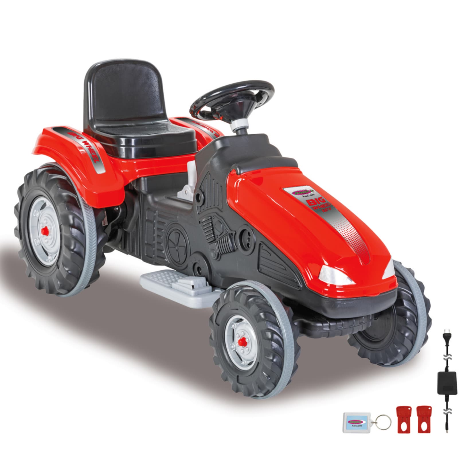 Ride-on Traktor Big Wheel 12V rot - Bild 1