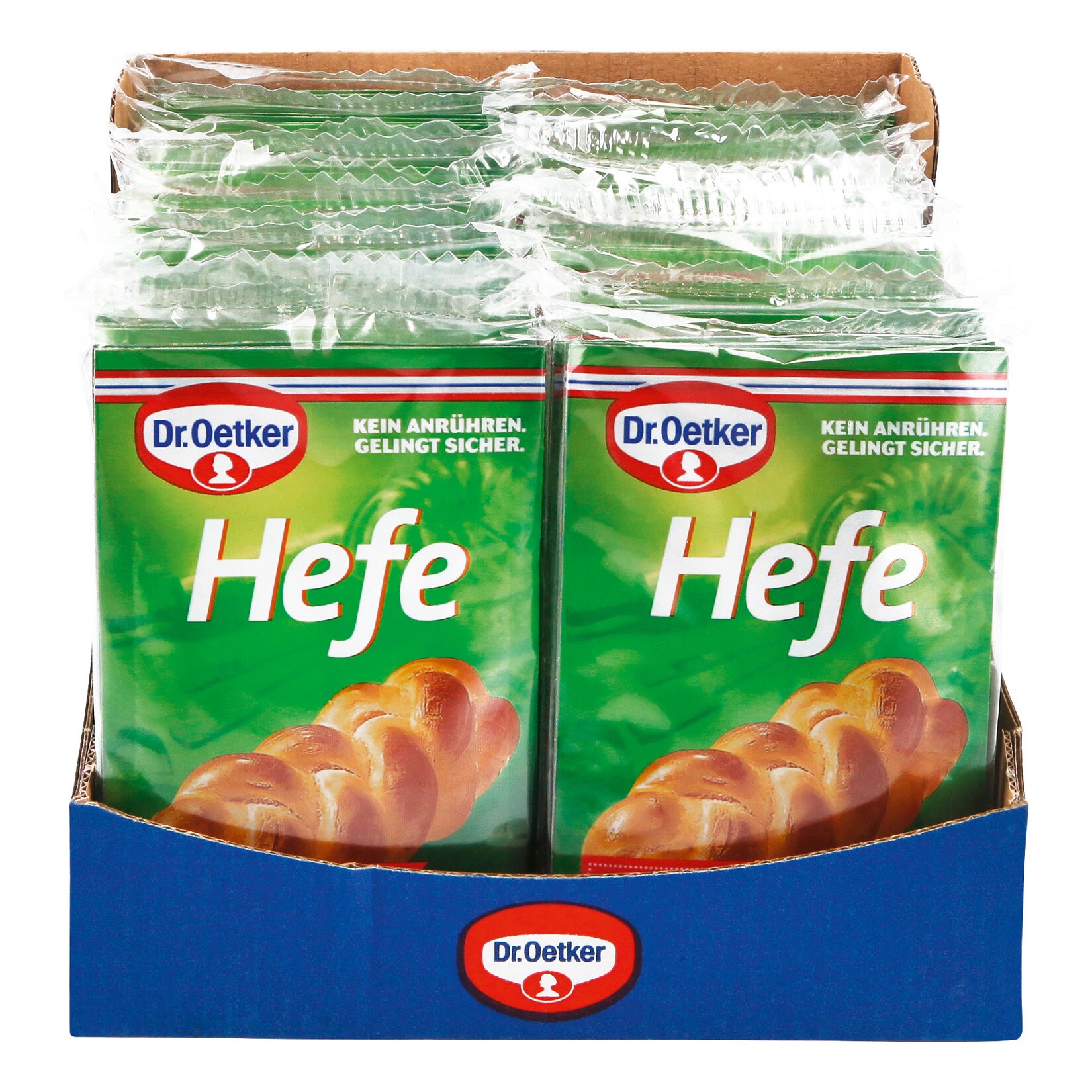 Dr. Oetker Hefe für 4 x 500g Mehl, 20er Pack | 04000521110338