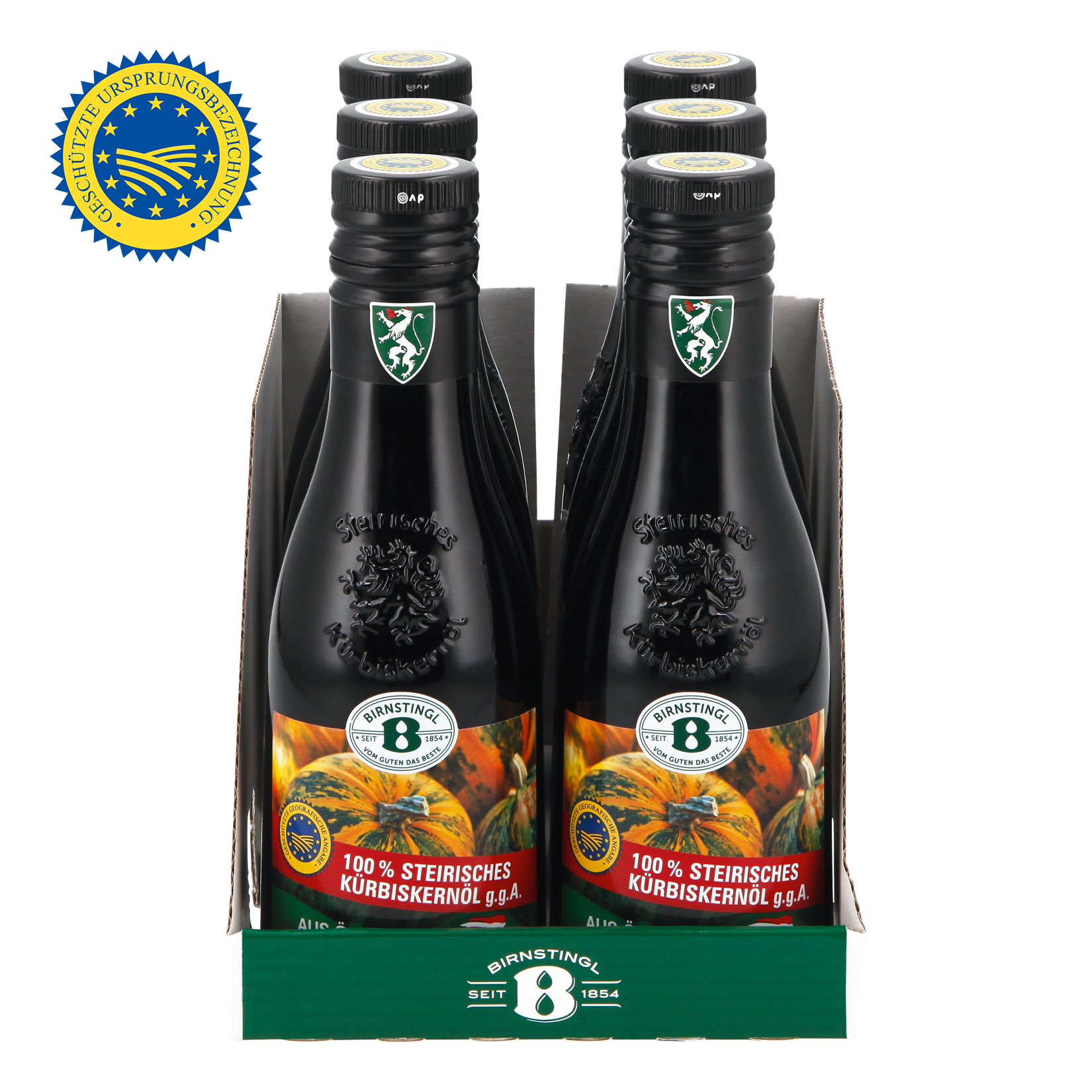 Steirisches K&uuml;rbiskern&ouml;l g.g.A. 250 ml, 6er Pack - Bild 1