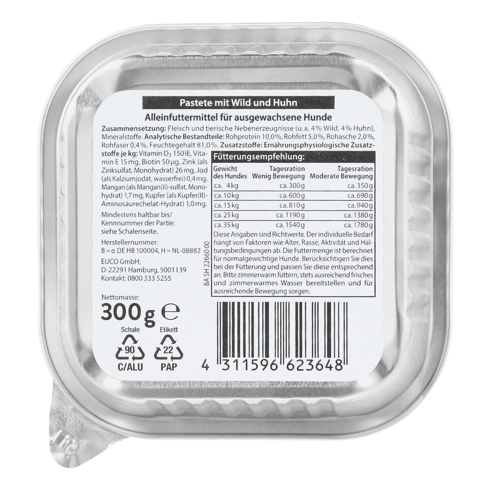 Pablo Pastete mit Wild & Huhn | Netto-Online