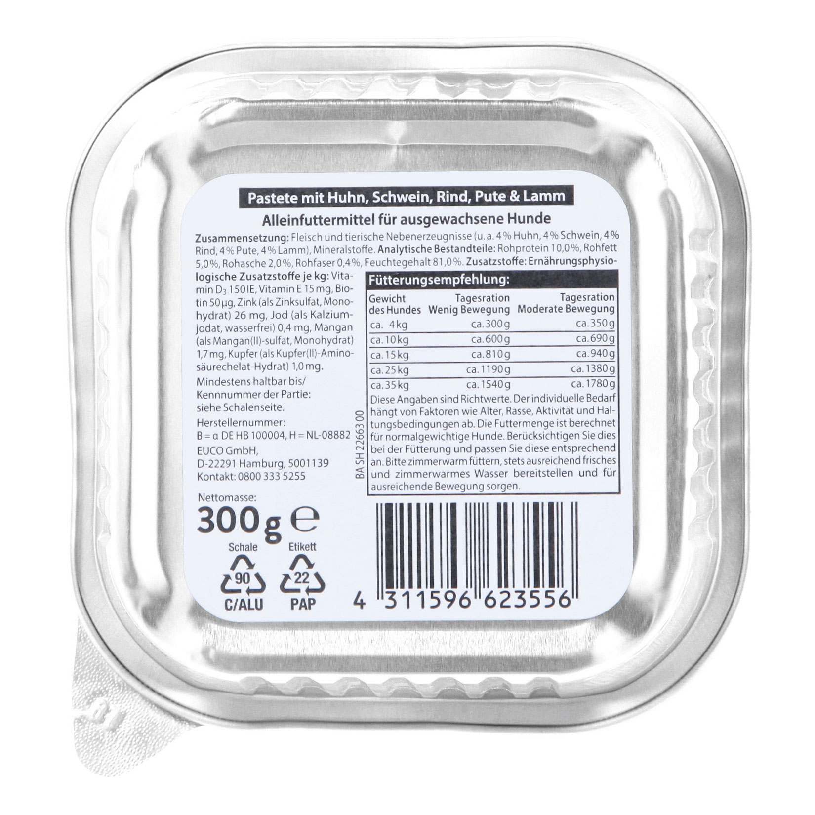 Pablo Hundefutter  fnf Fleischsorten | Netto-Online