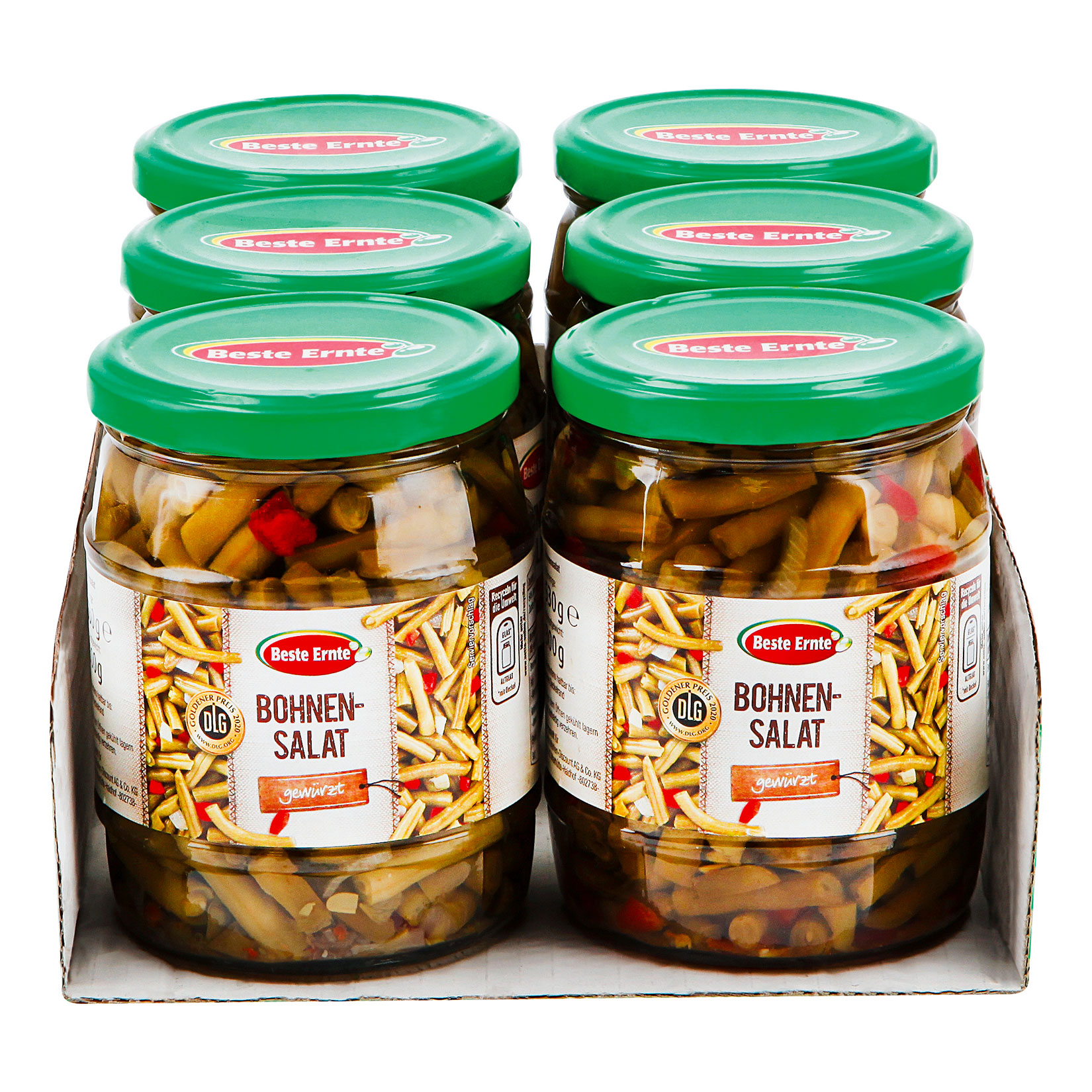 Beste Ernte Bohnen-Salat 300 g Abtropfgewicht, 6er Pack - Bild 1