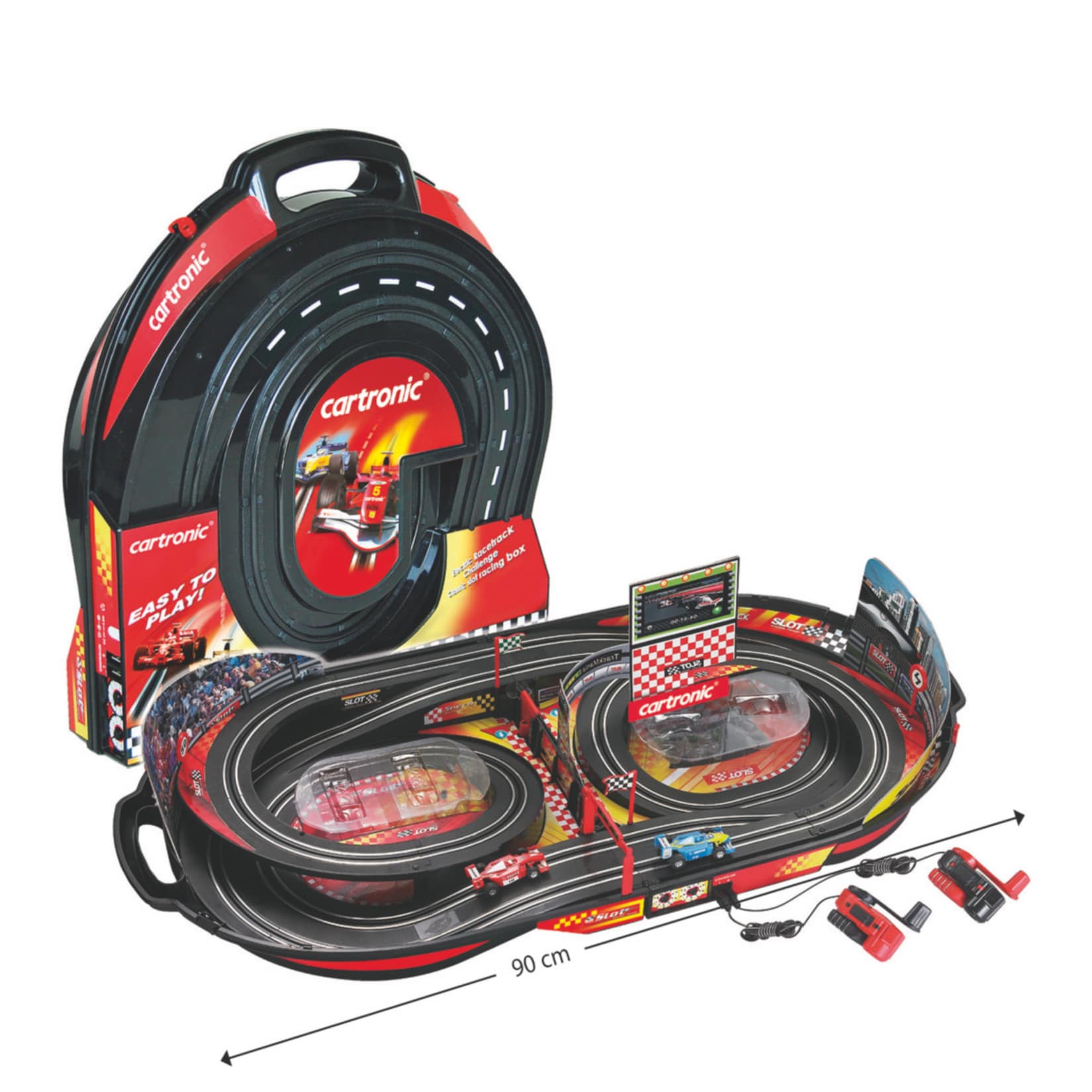 Portable Autorennbahn Komplett-Set - Bild 1