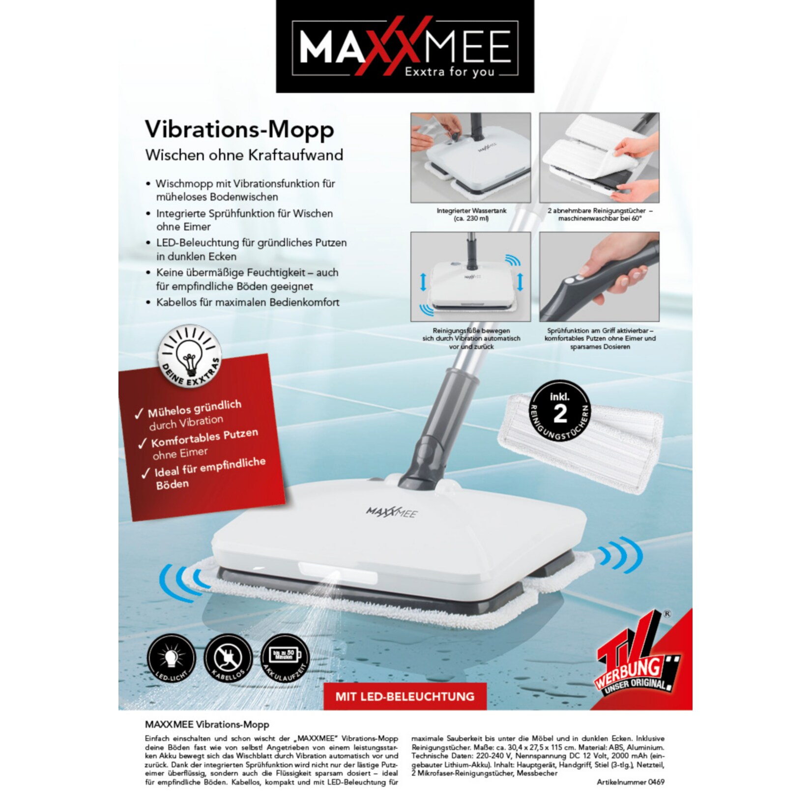 maxxmee vibrations dampfbesen test MAXXMEE JTF022A, Fußreflexzonenmassage, Shiatsu, Vibration main image 1