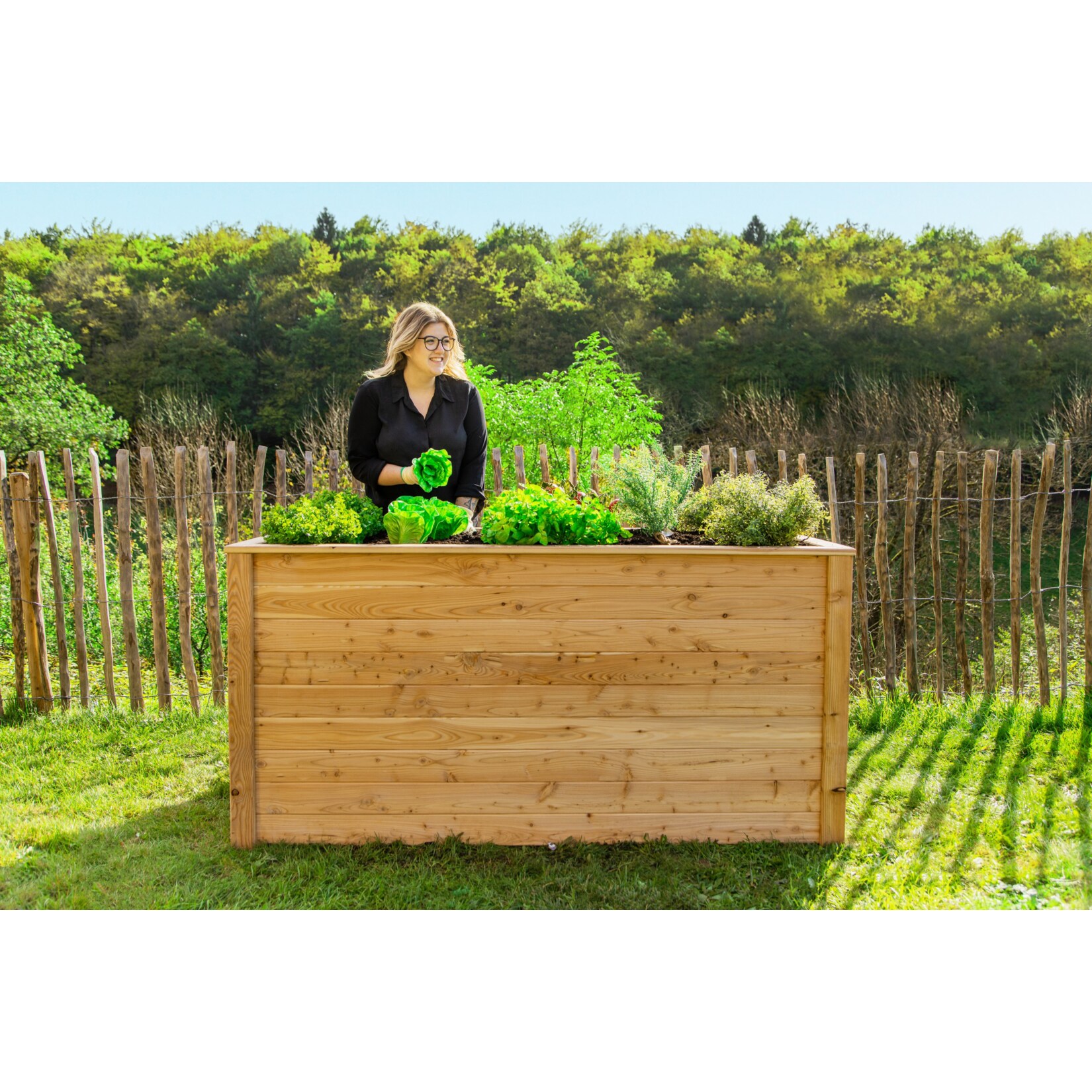 Westmann Hochbeet L&auml;rche 170, 170x90x84 cm - Bild 1