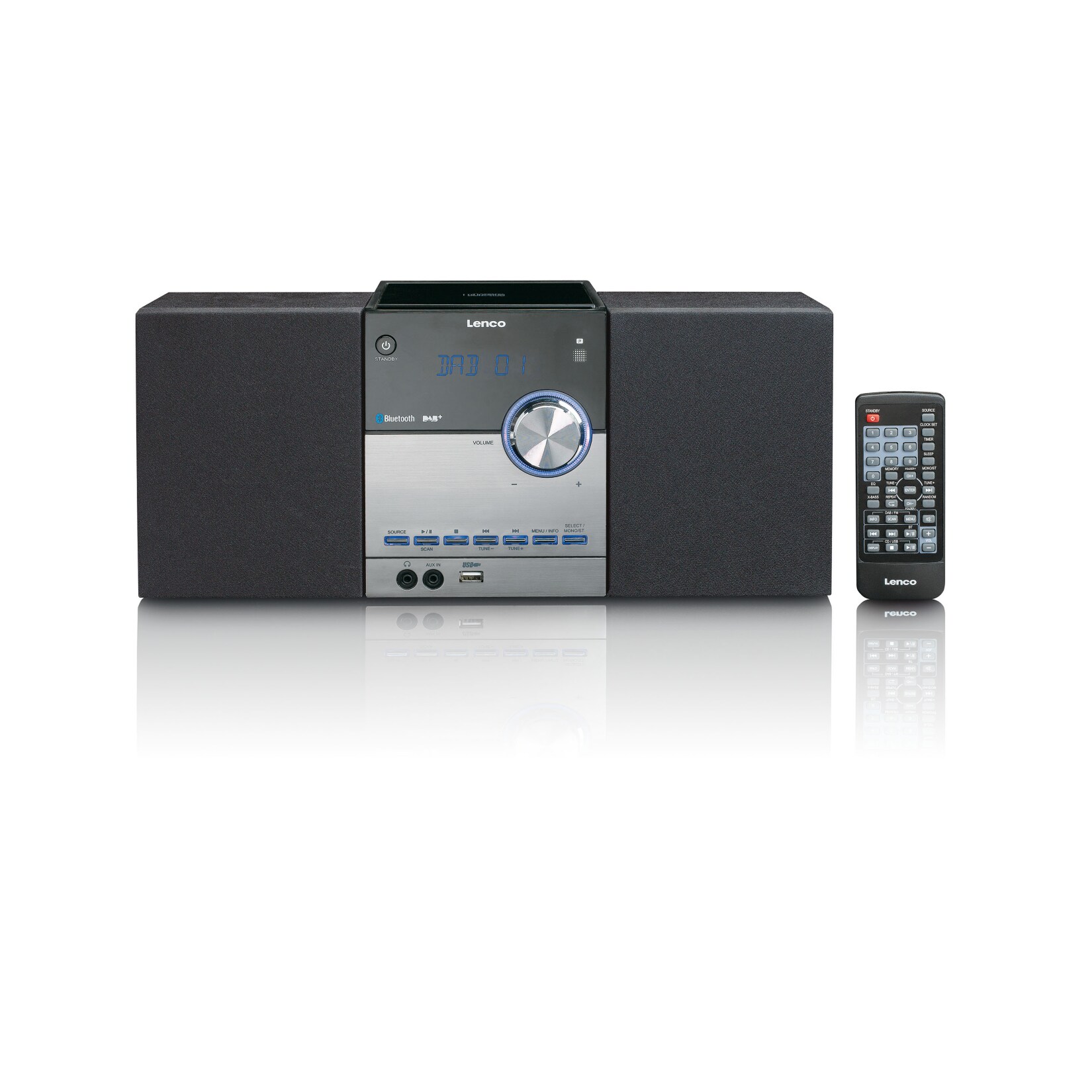 Lenco MC-150 Mikroanlage mit DAB+ und Bluetooth | 08711902039532