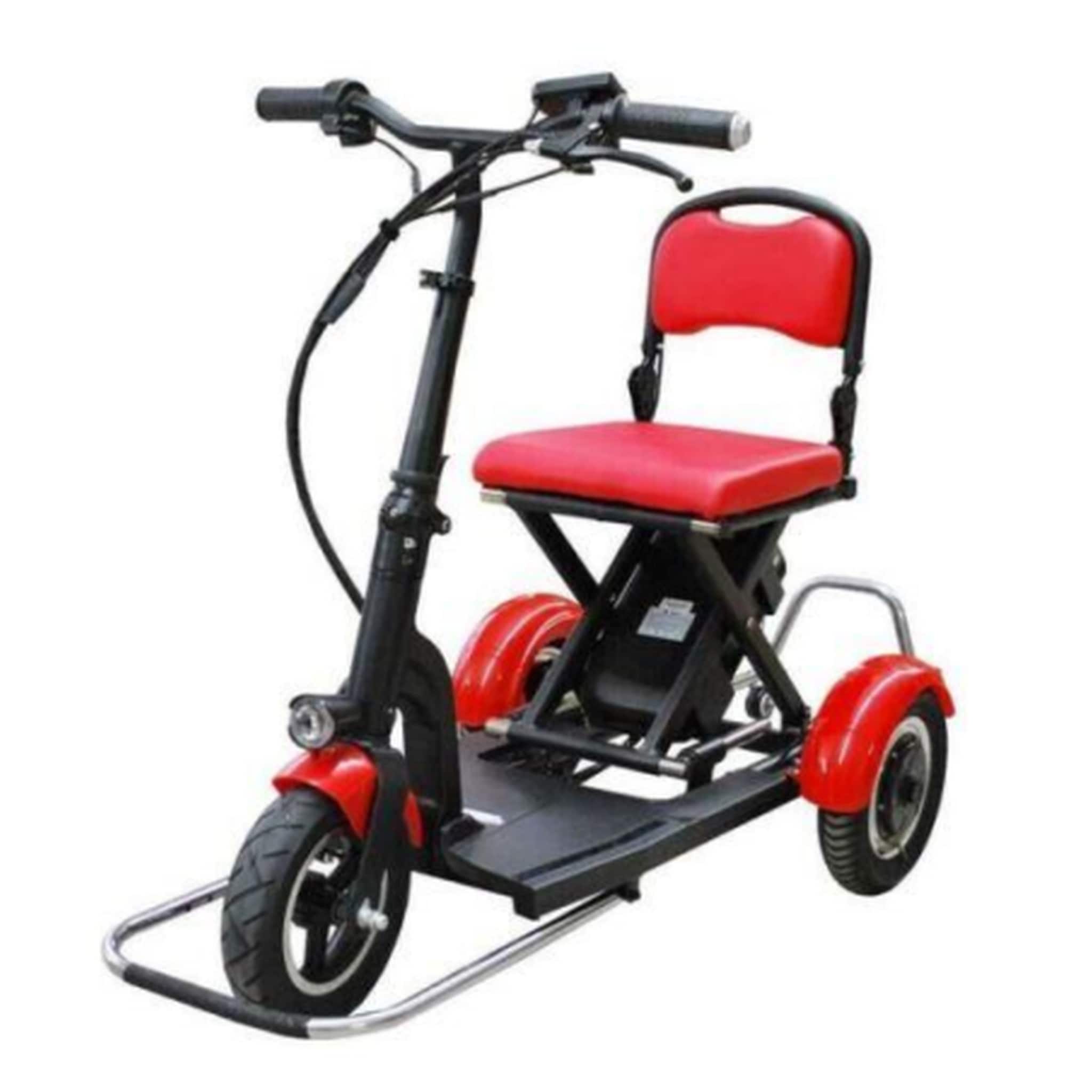 Elektro-Mobilit&auml;tshilfe MoBot Light rot - 3 Fahrstufen + R&uuml;ckw&auml;rtsgang /klappbar - Bild 1