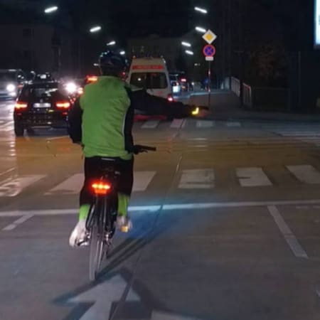 Handblinker FLASH2BSAFE Blinker für Radfahrer LED Inlineskater