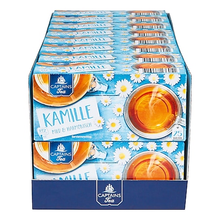 Captains Tea Kamillentee 37,5 g, 16er Pack - Bild 1