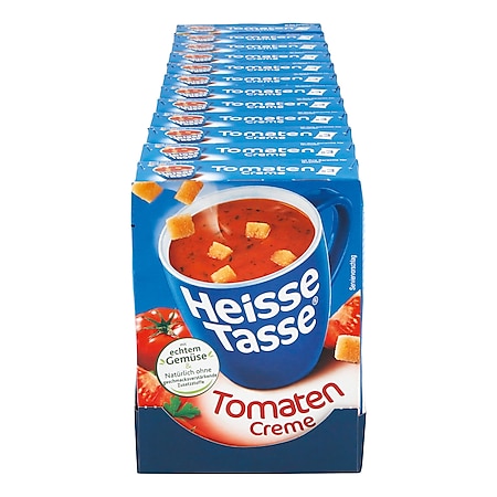 Erasco Heisse Tasse Tomaten-Creme ergibt 450 ml, 12er Pack - Bild 1