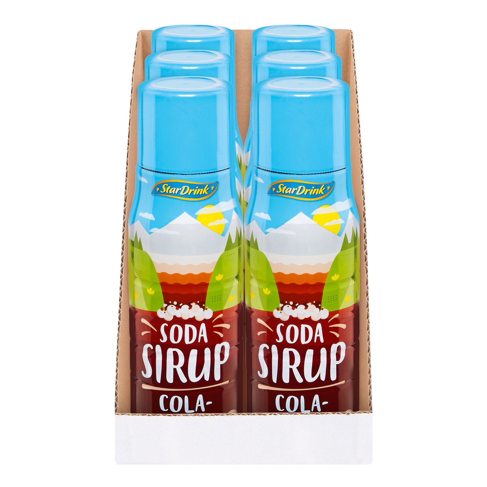 Stardrink Soda Sirup Cola 0,5 Liter, 6er Pack - Bild 1